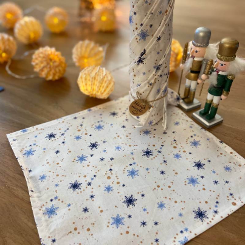 serviettenoëlétoileblanc2OHFAITMAIN