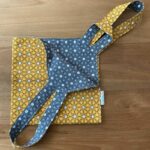 Sac à gâteau étoiles jaune & gris