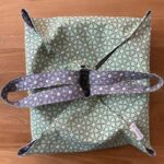 Sac à gâteau étoiles vert & gris