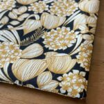Sac à pain Fleuri noir
